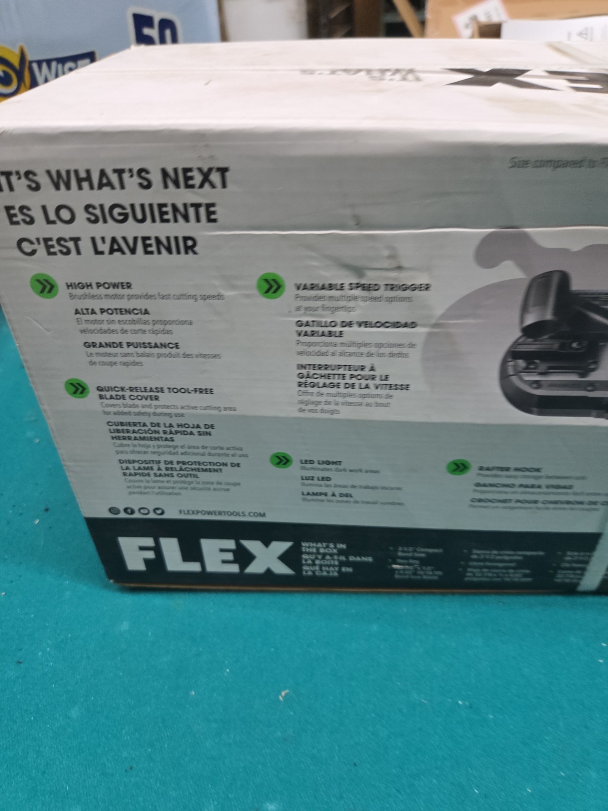 Flex 24V Cordless 2-1/2-in. Compact Band Saw Tool Only FX2331-Z New in Box gallery