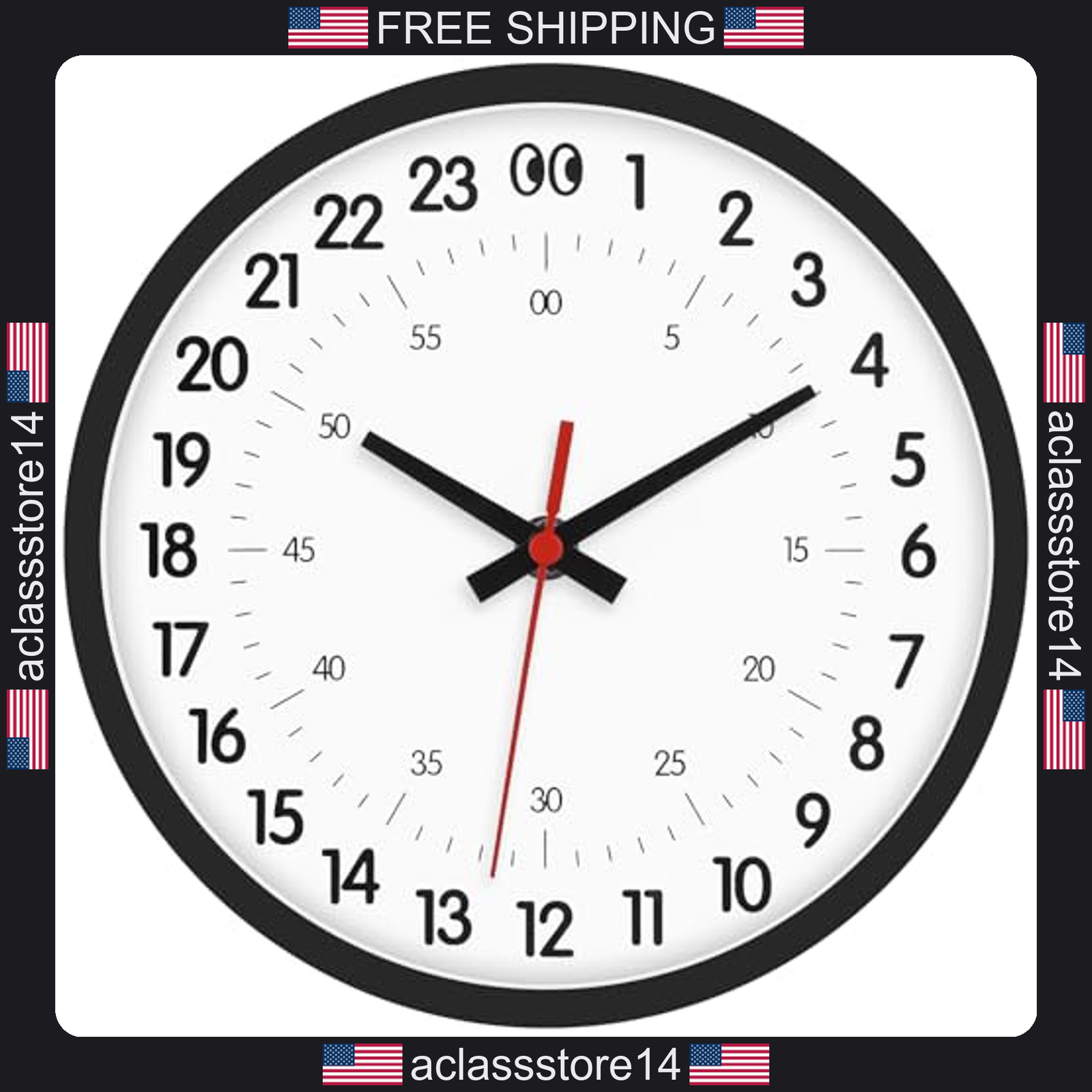 JoFomp 8 Inch Wall Clock Battery Operated Modern Decor for Living Room Bedroom gallery