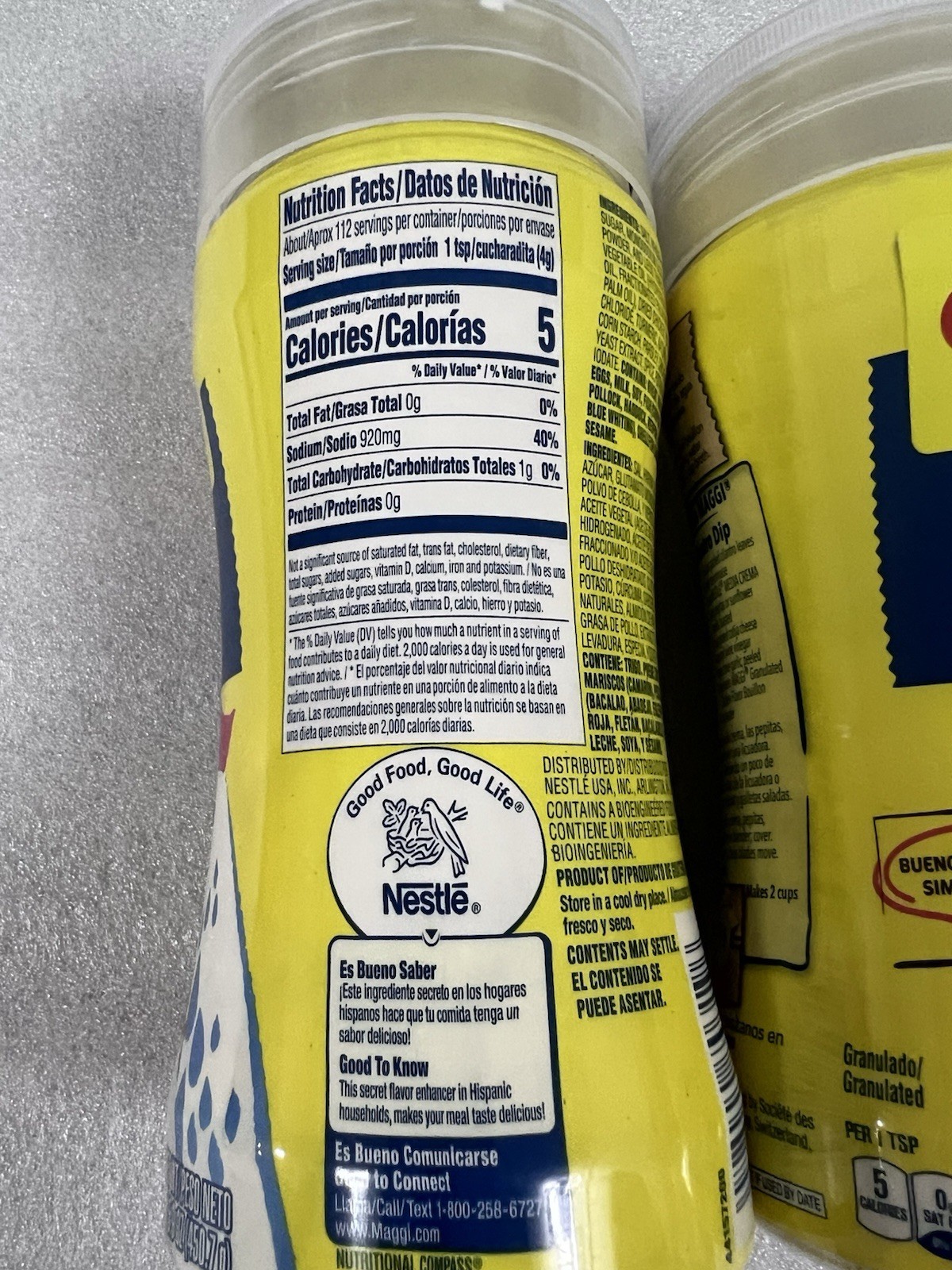 Maggi Caldo Sabor a Pollo Granulated Chicken Flavor Bouillon 15.9oz (Lot of 2) gallery