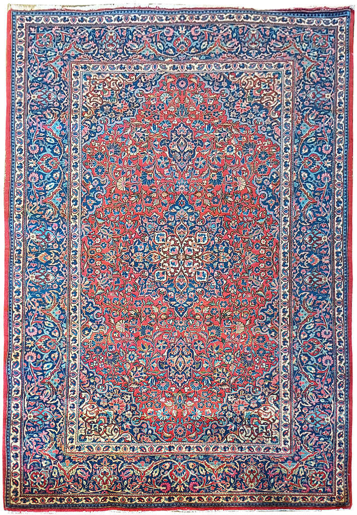 4x7' Authentic Perssian Kashaan Quality Rug 1930's #F-6306 gallery