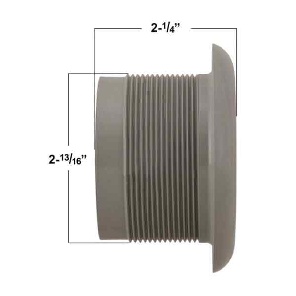 Hot Tub Compatible With Sundance Spas Filter Part: 2" Wall Fitting (Gray) Withou gallery