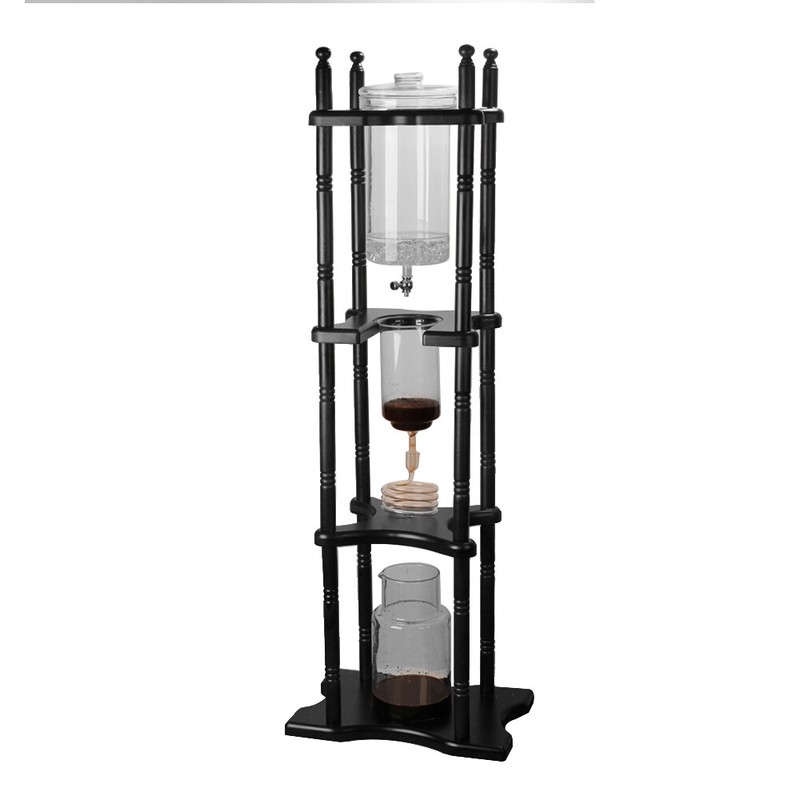Cold Drip Coffee Maker, Cold Brew Coffee Tower Slow Drip Cold Brew Maker Brown gallery
