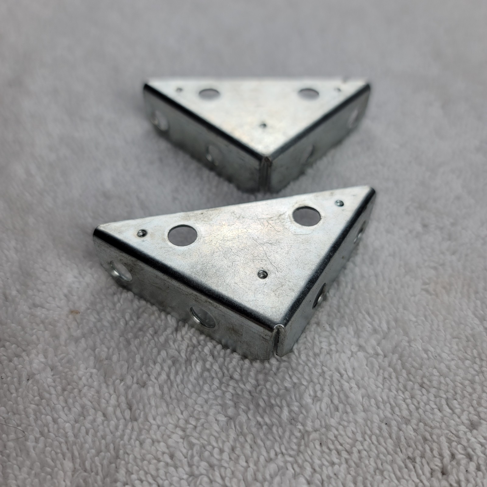 Stanley 2 Inch 50mm Heavy Duty Corner Braces 75-5550 USA Zinc Plated Lot of 4 gallery