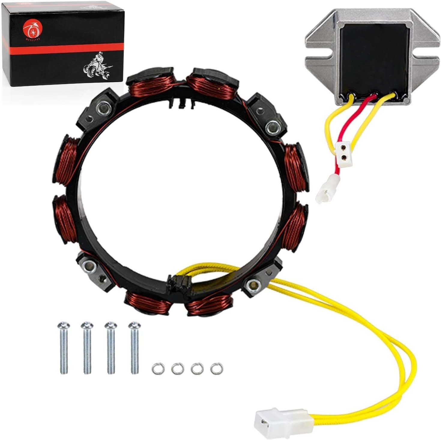 Alternator Stator Coil 2Pin w/Regulator For Briggs & Stratton Engines 10-16... gallery