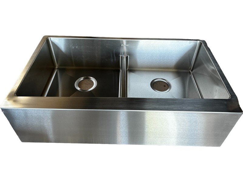 Elkay EFRUFFA3417DBG Kitchen Sink, 10" Apron Farmhouse, Polished Satin - Cosmeti gallery