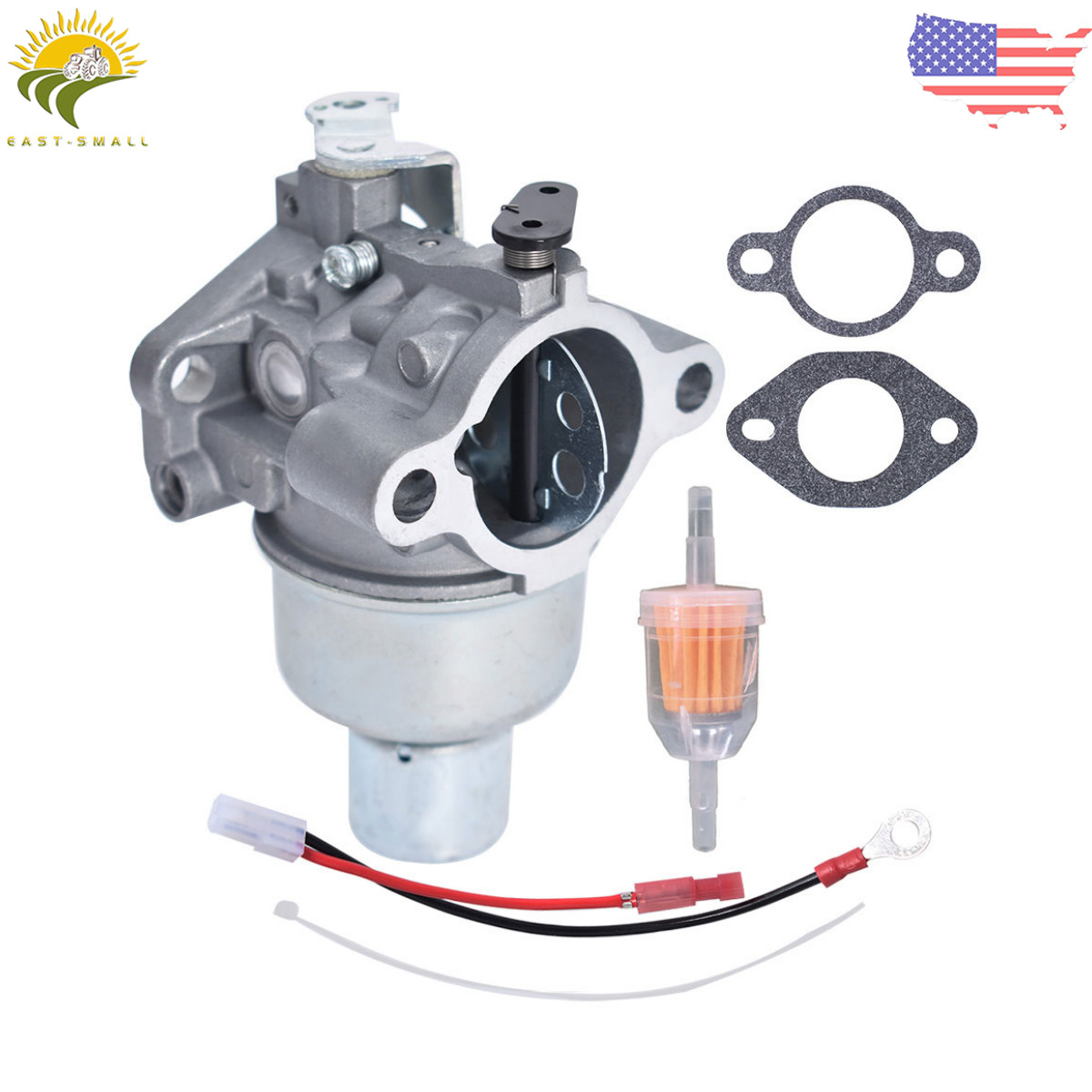 Thomletha AM132722 Carburetor With Fuel Shut Off Solenoid For John Deere STX30 gallery