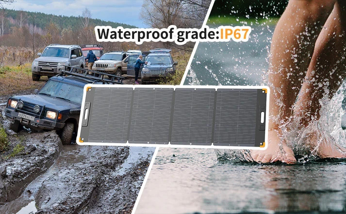 PECRON PV200 200W Portable Solar Panel Waterproof IP67 gallery