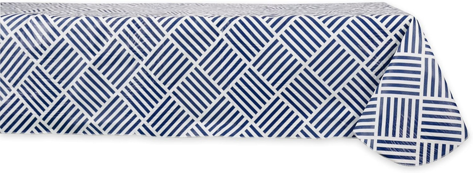 Indoor/Outdoor Vinyl Tabletop Collection Grid Pattern, Flannel Backed Table gallery