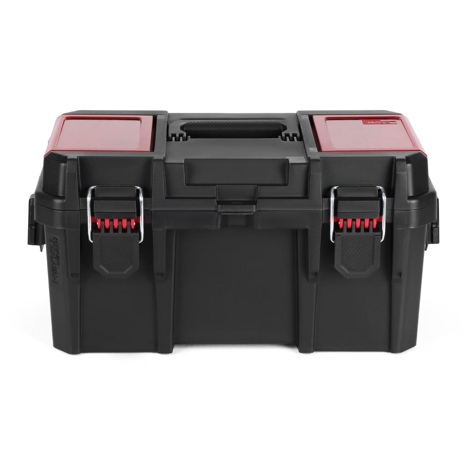 Hyper Tough 16-Inch Toolbox – Heavy-Duty Resin Storage with Padlock Security gallery