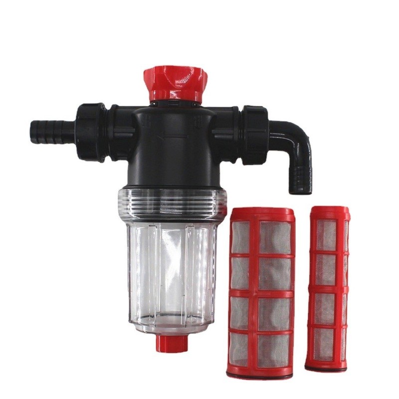 Water Pump Filter Inline Strainer Double Layer Fine Mesh for Garden Irrigation gallery