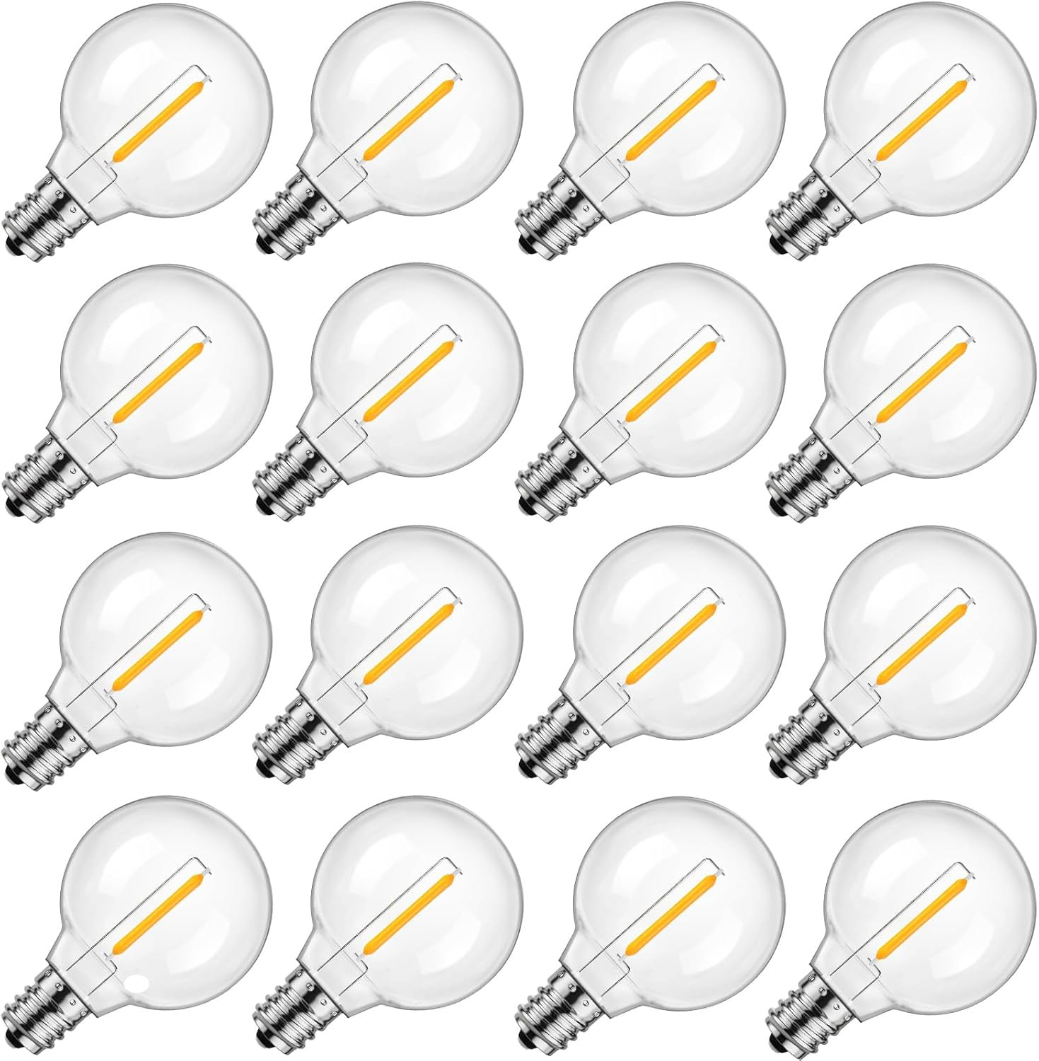 G40 Led Replacement Light Bulbs - E12 Screw Candelabra Base 120V Shatterproof Wa gallery