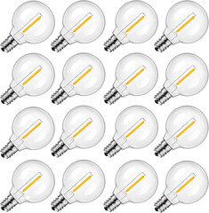 G40 Led Replacement Light Bulbs – E12 Screw Candelabra Base 120V Shatterproof Wa