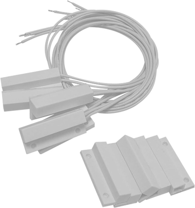 5 Sets Surface Mounted NC Magnetic Contacts Switch for Door/Window WHITE gallery