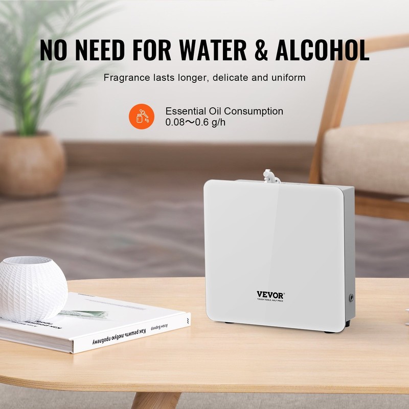 Scent Air Machine, 480ml Bluetooth Smart Essential Oil Diffuser, 2500sq.ft Water gallery
