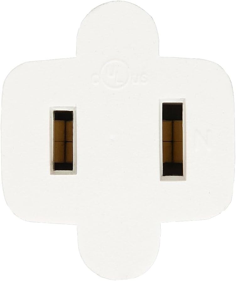 On Off Switch 2Ft Extension Cord Right Angle 2-Prong Polarized Inline 12A 125V gallery