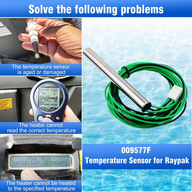 009577F Pool Temperature Sensor Lid Units Replacement for Raypak Heater Spa... gallery