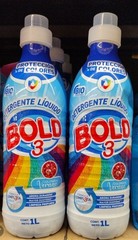 BOLD 3 LAUNDRY DETERGENT ( DETERGENTE LIQUIDO COLORES VERANO ) 2 OF 1 LITER EACH