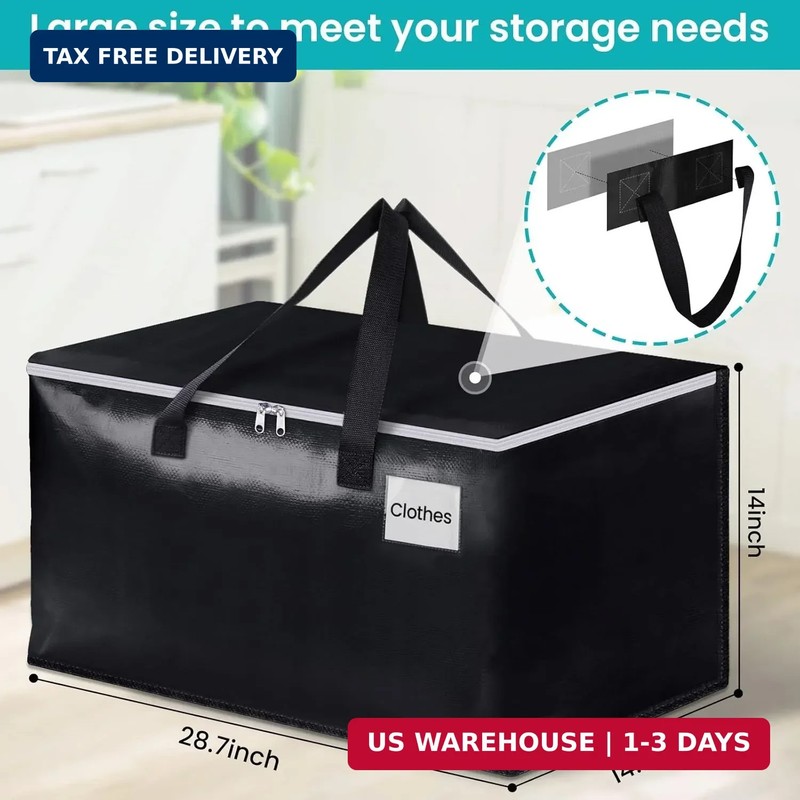 Extra Large Moving Boxes-Moving Bags with Zipper, Carrying Handles and Tag Pocke gallery