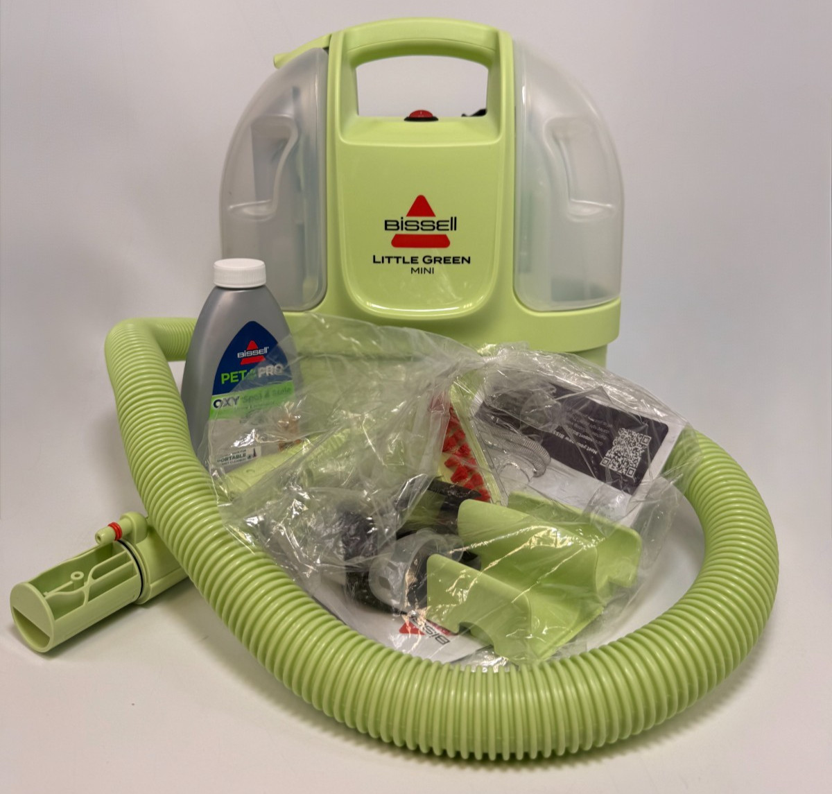 BISSELL Little Green Mini Portable Carpet and Upholstery Deep Cleaner Tea *NEW* gallery
