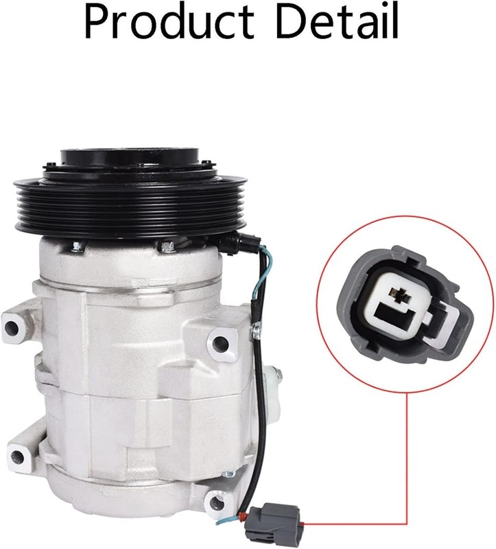 AC Compressor Replacement for MDX TL Accord Odyssey Pilot Ridgeline 2003-2008 CO gallery