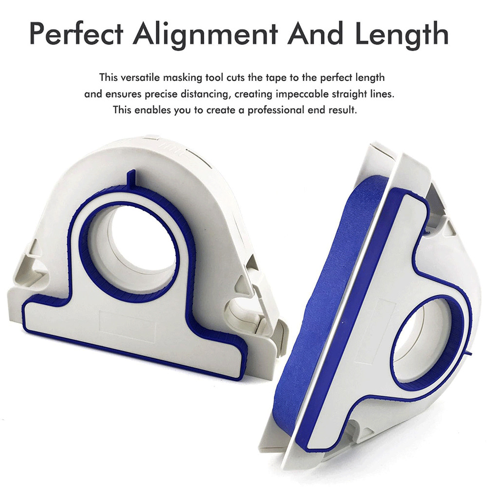 Masking Paint Tape Applicator Set, 25mm Width Blue Painter Tape Dispenser Tool gallery
