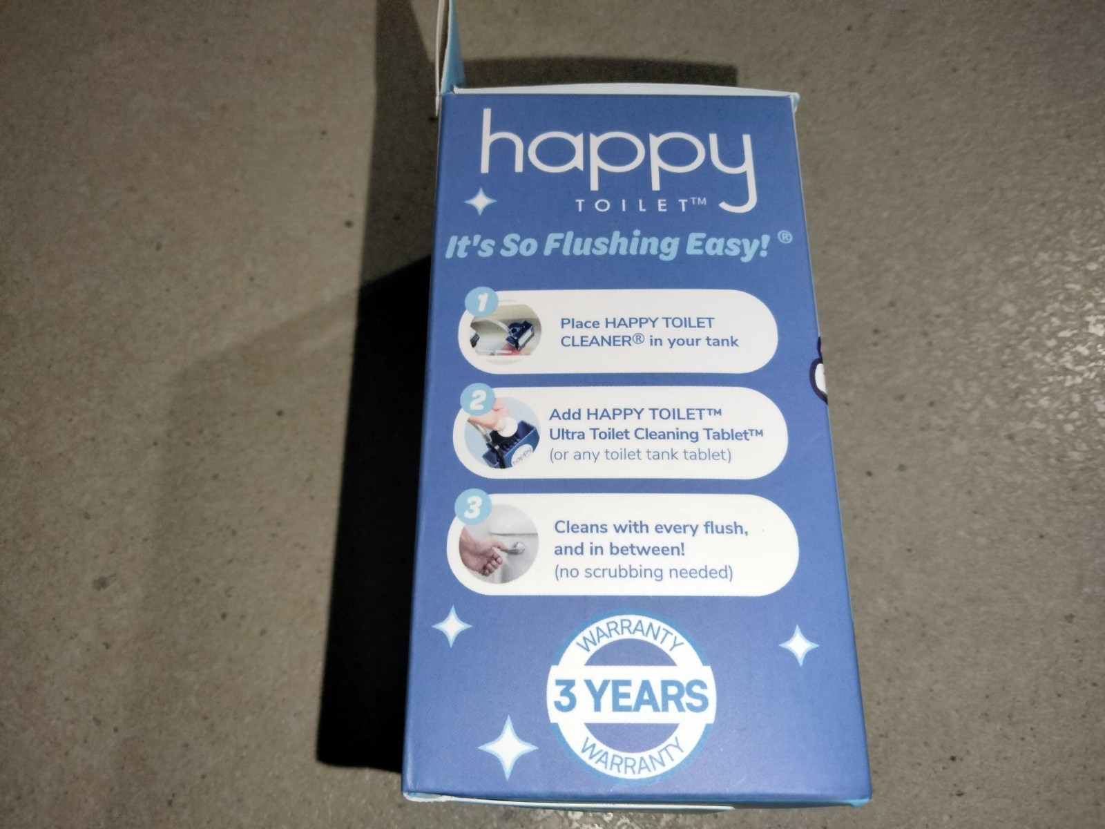 1 Pack Happy Self-Cleaning Toilet System Easy Install Toilet Tablet Holder gallery