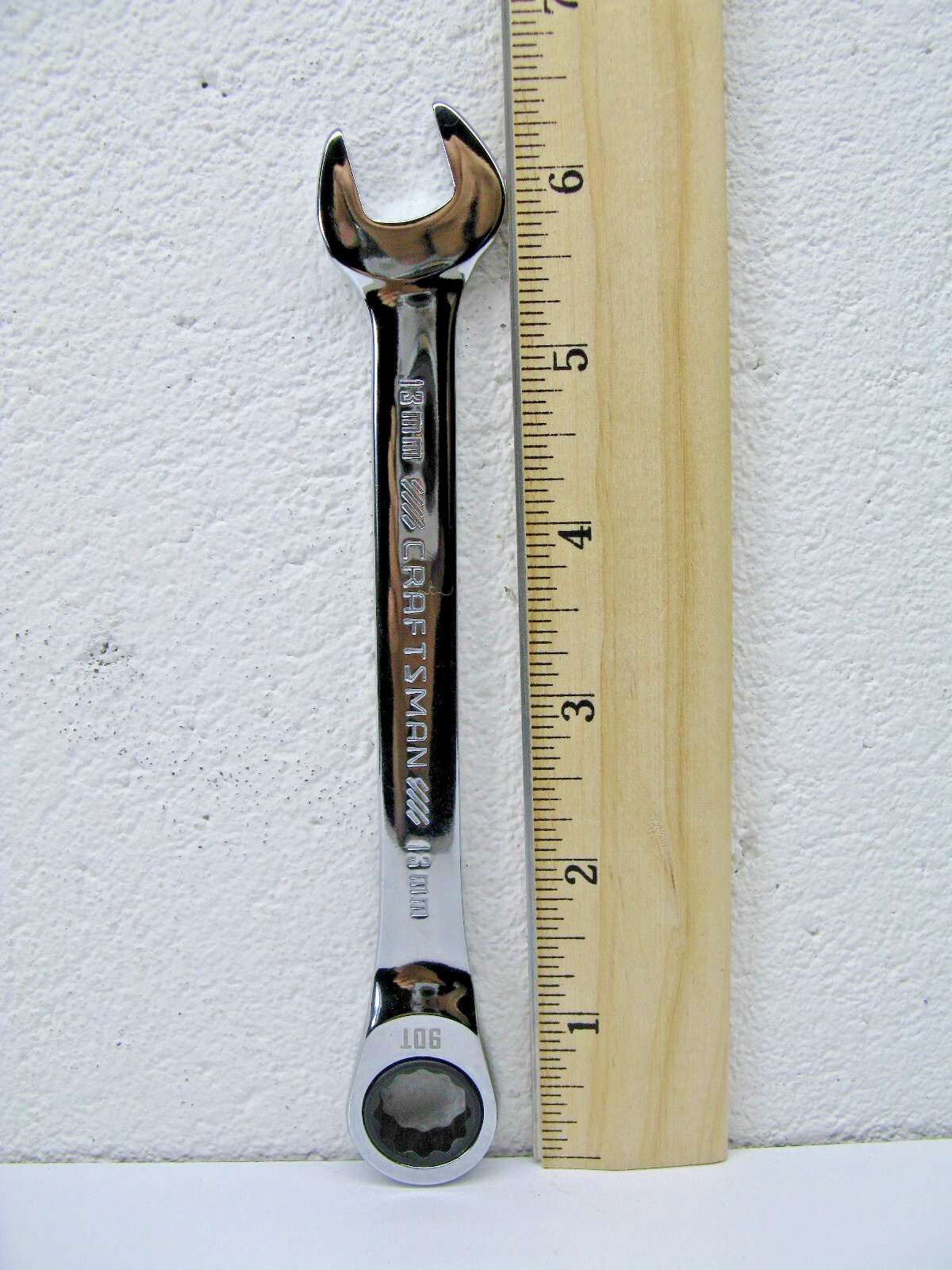 CRAFTSMAN CMMT87225, 13MM 90 Tooth Combination Ratcheting Wrench, 12 Point gallery