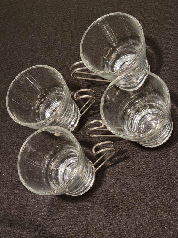 Bormioli Rocco Casa Oslo Cappuccino ClearGlass Cups, 8 Ounces, Set Of 4 gallery