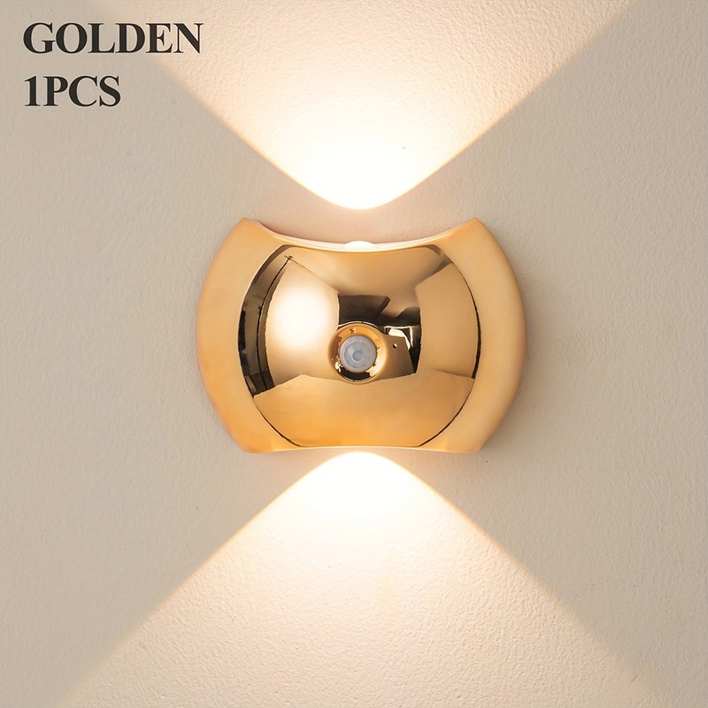 Up & Down Light Source Wall Sconces with Motion Sensor, Cordless LED Wall Light gallery