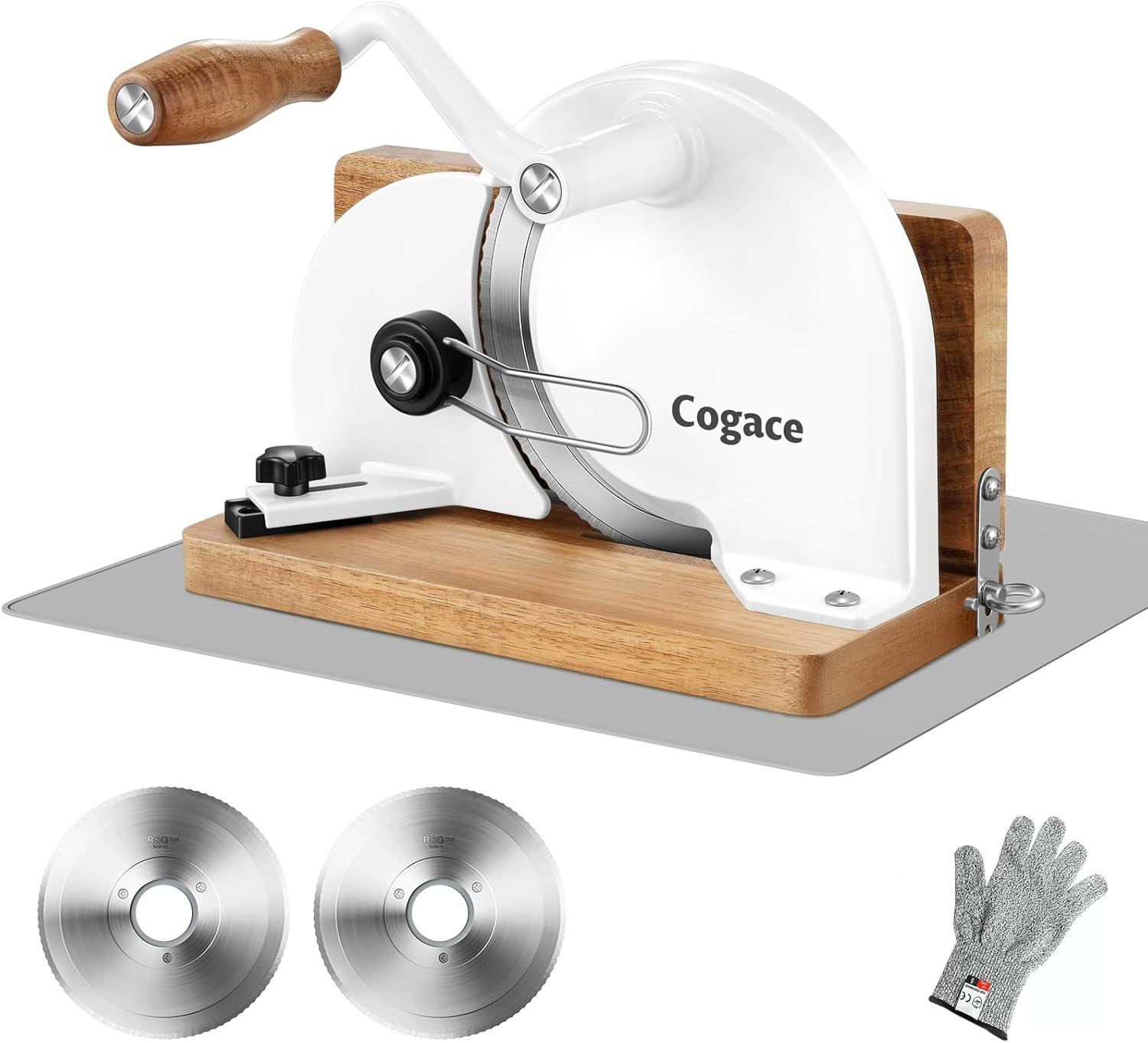 Foldable Manual Bread Slicer with Dual German RSG Blades, Homemade & Sourdough B gallery