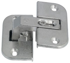 3 PACK Pie-Cut Corner Cabinet Door Hinge with 78-Degree Opening Angle