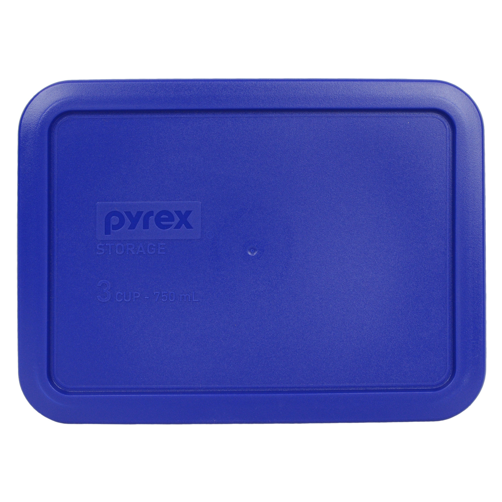 Pyrex 7210-PC 3 Cup Cobalt Blue Rectangular Plastic Lid for Glass Dish New gallery
