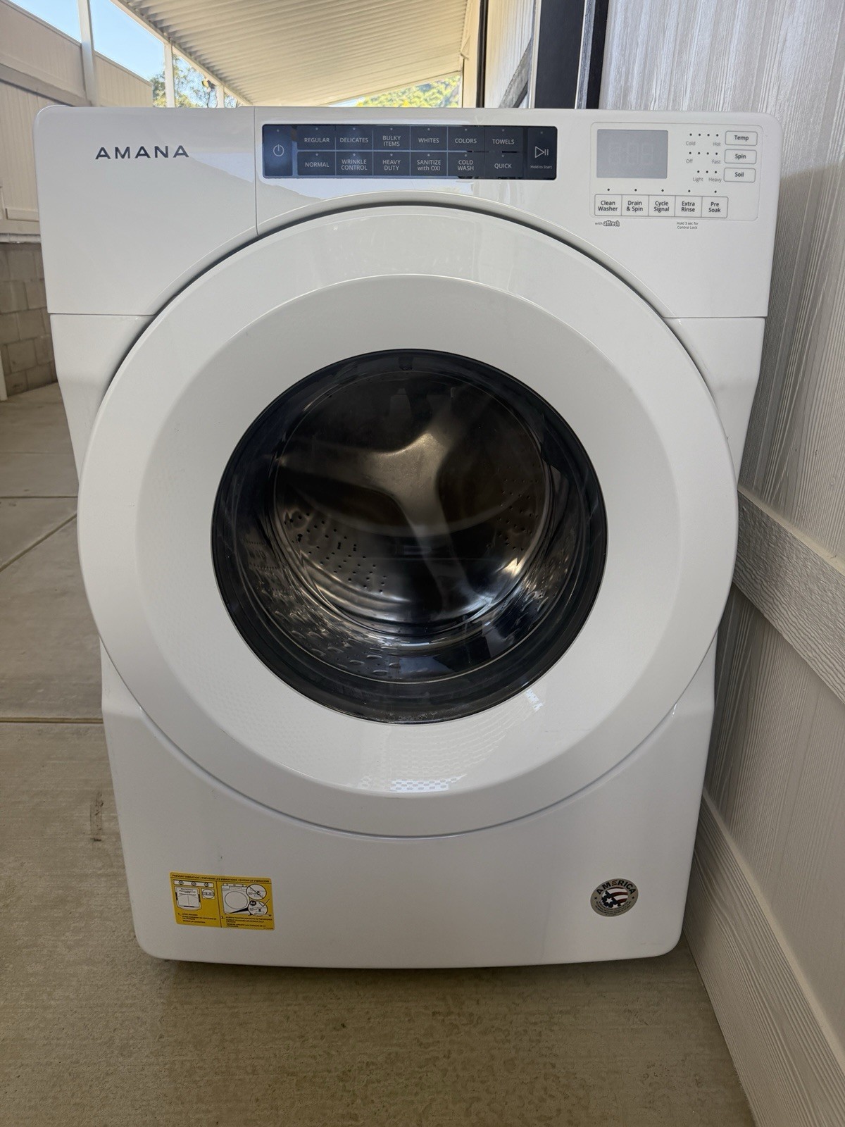 Amana NTW4516FW Front-Loading Washing Machine White Heavy Duty Quick Wash gallery