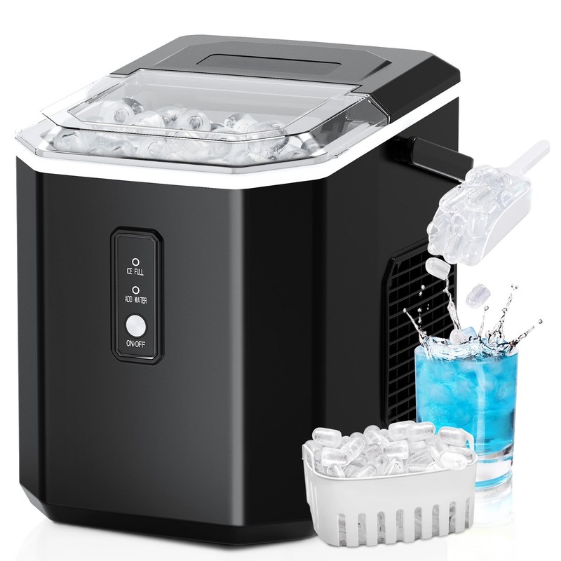 EUHOMY Ice Maker Countertop 9 Cubes Ready in 6 Mins, for Home, Kitchen, Office gallery