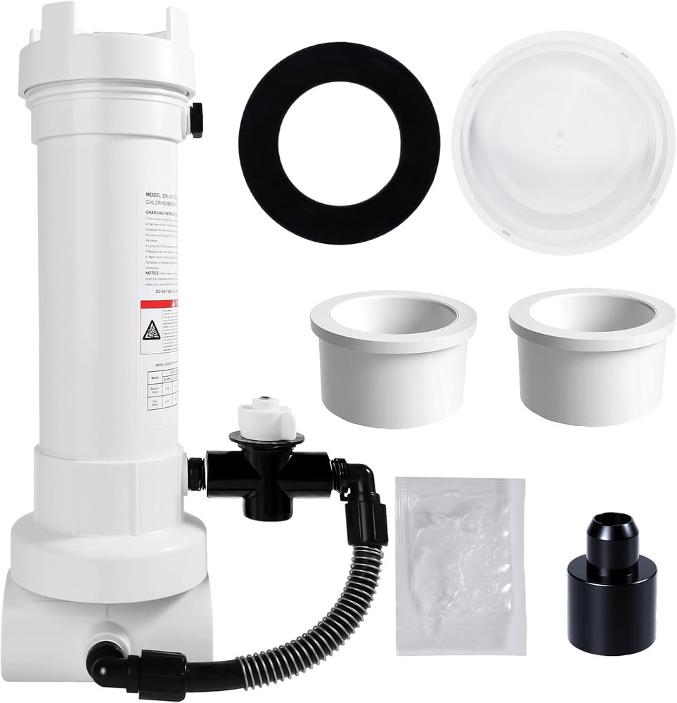 320 Pool Chlorinator Feeder - Adjustable Flow for Pools & Spas Up to 70,000 Gall