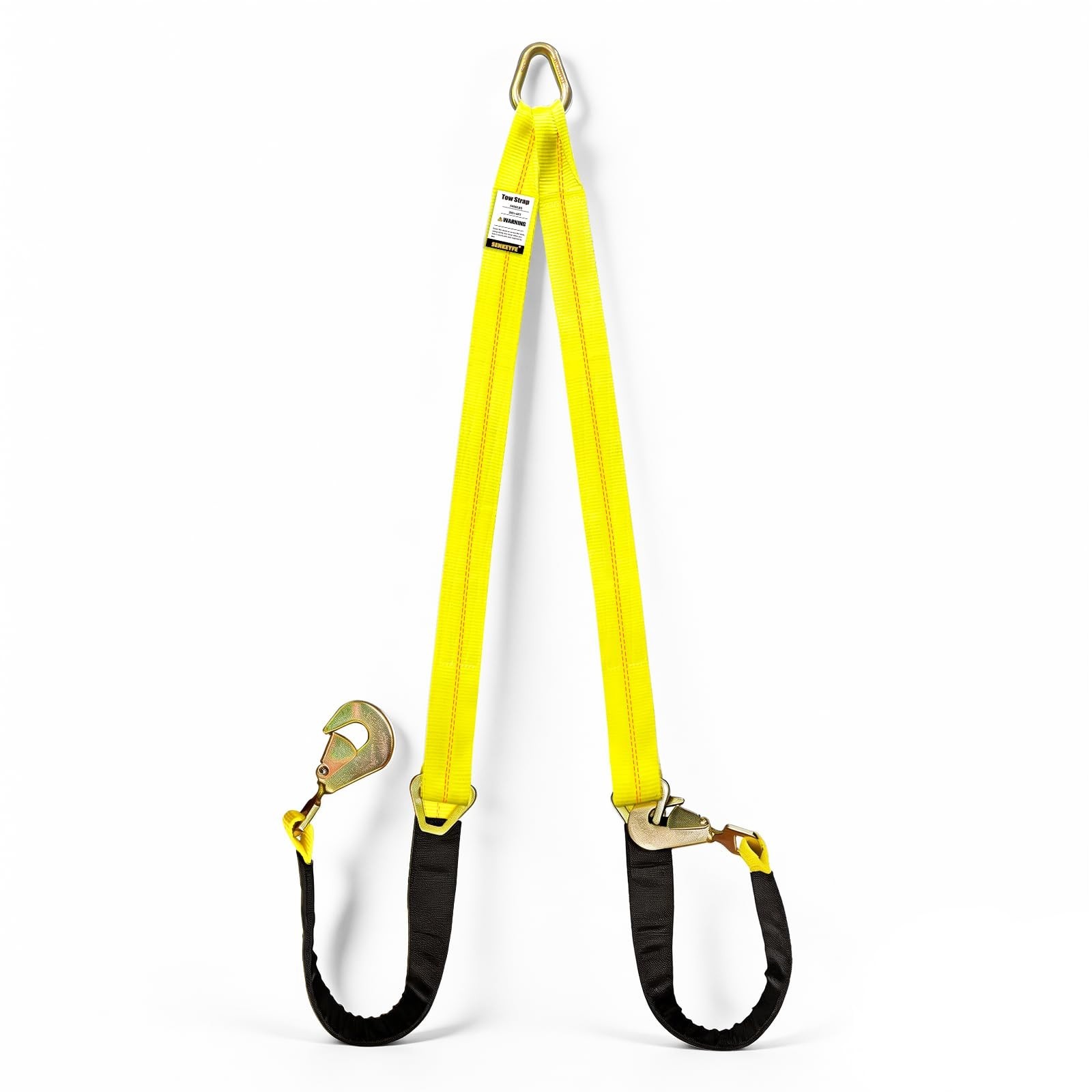 Axle V-Bridle Tow Strap, 2" Axle Tie Down Straps 4700LBS gallery