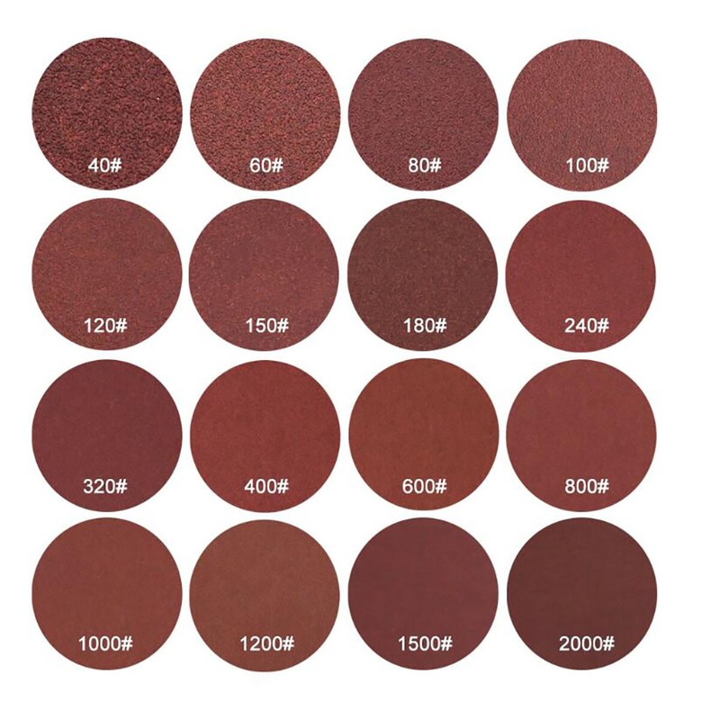 100PCS 6 inch Hook Loop Sanding Discs 40-2000 Grit Orbital DA Sander Paper Pads gallery