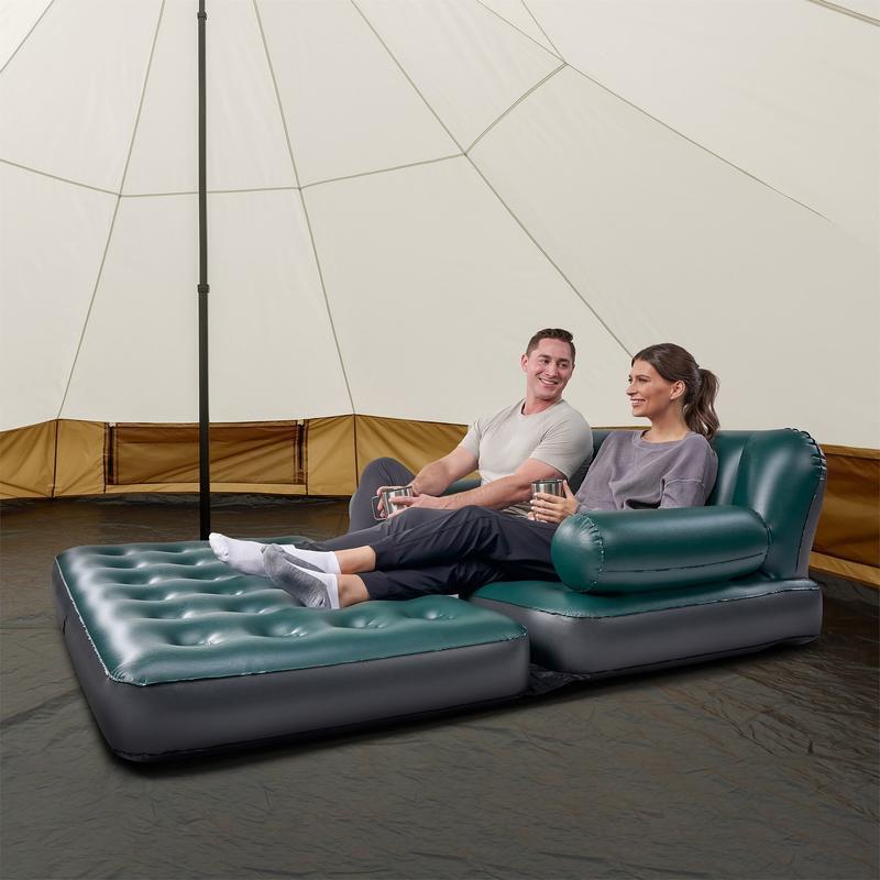 Inflatable Air Couch Double Sofa Recliner Bed Portable Adjustable Camping gallery