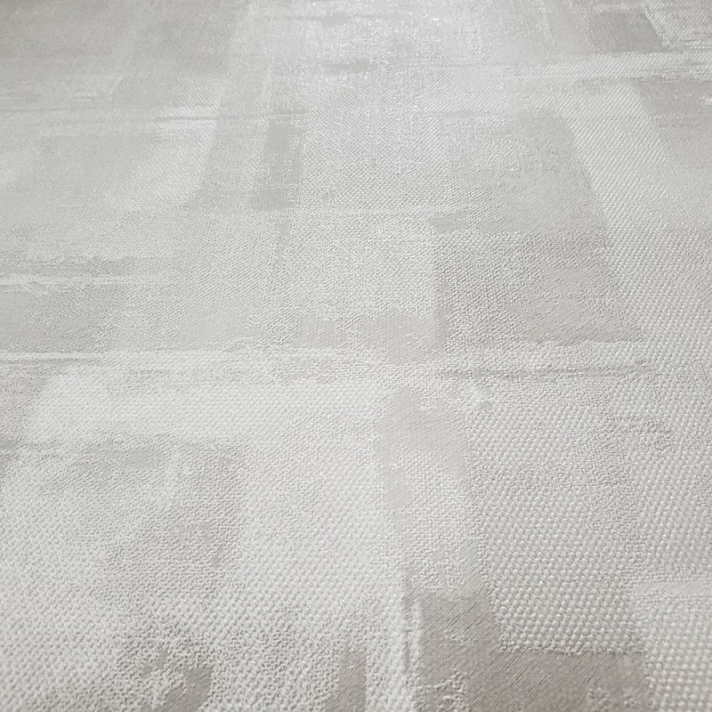 Grayish tan off white metallic Rusted faux concrete plaster textured wallpaper gallery