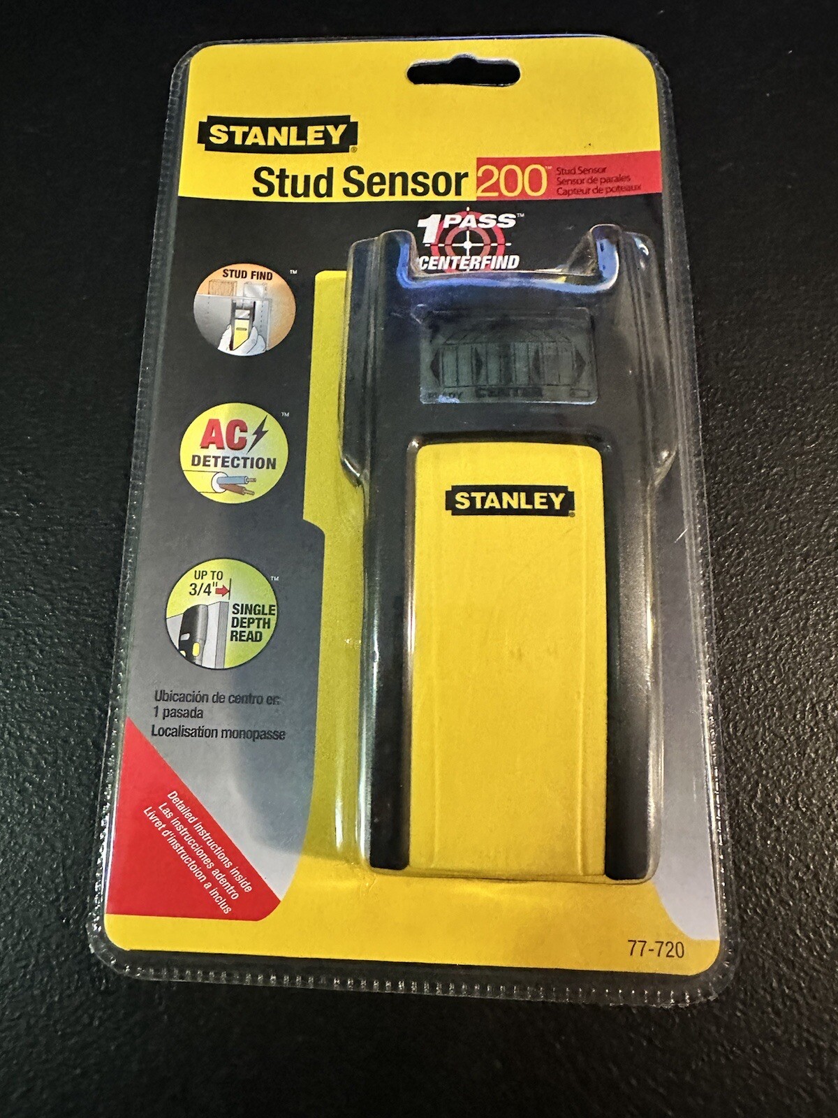 Stanley Stud Sensor 200 AC Detection up to 3/4" / Brand NEW & Sealed gallery