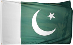 DANF Pakistan Flag 3Ftx5Ft Polyester PAKISTANI National Banner