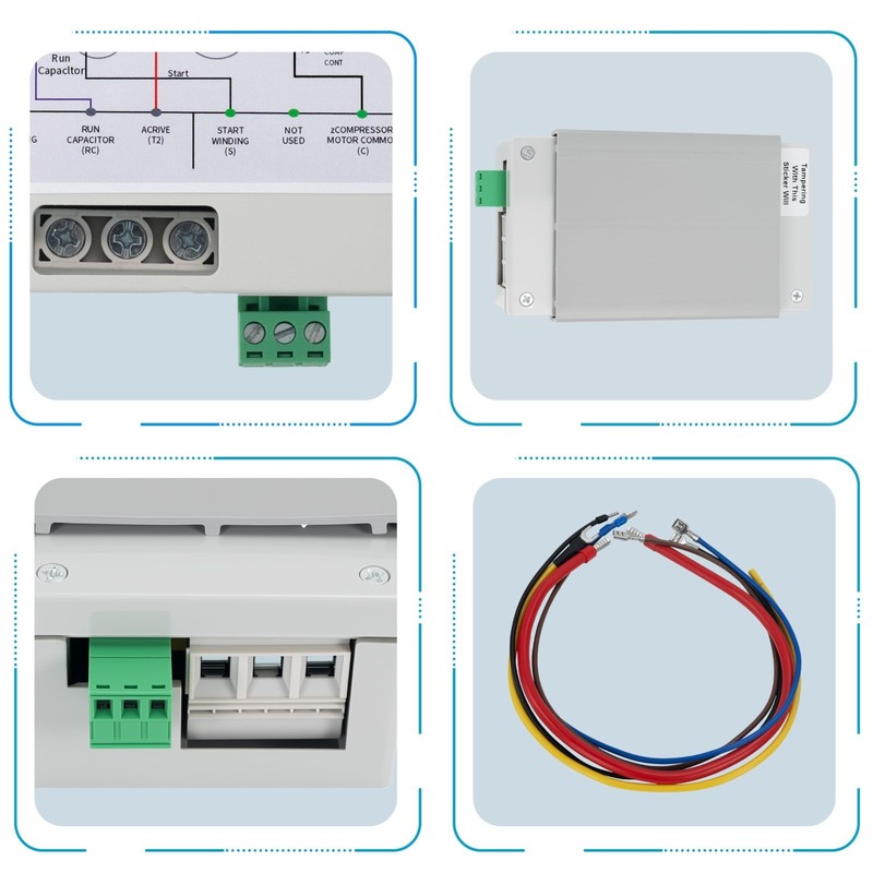 08-16A Air Conditioner Soft Start Kit for Home Use – Fits 1.75-3.5 Ton AC Units, gallery