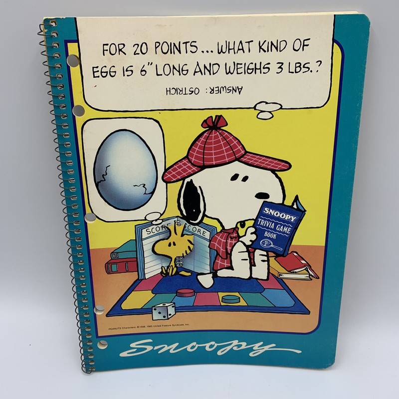 5 Snoopy Peanuts Spiral Bound Notebooks Unused Vtg Rare 80s Butterfly Originals gallery