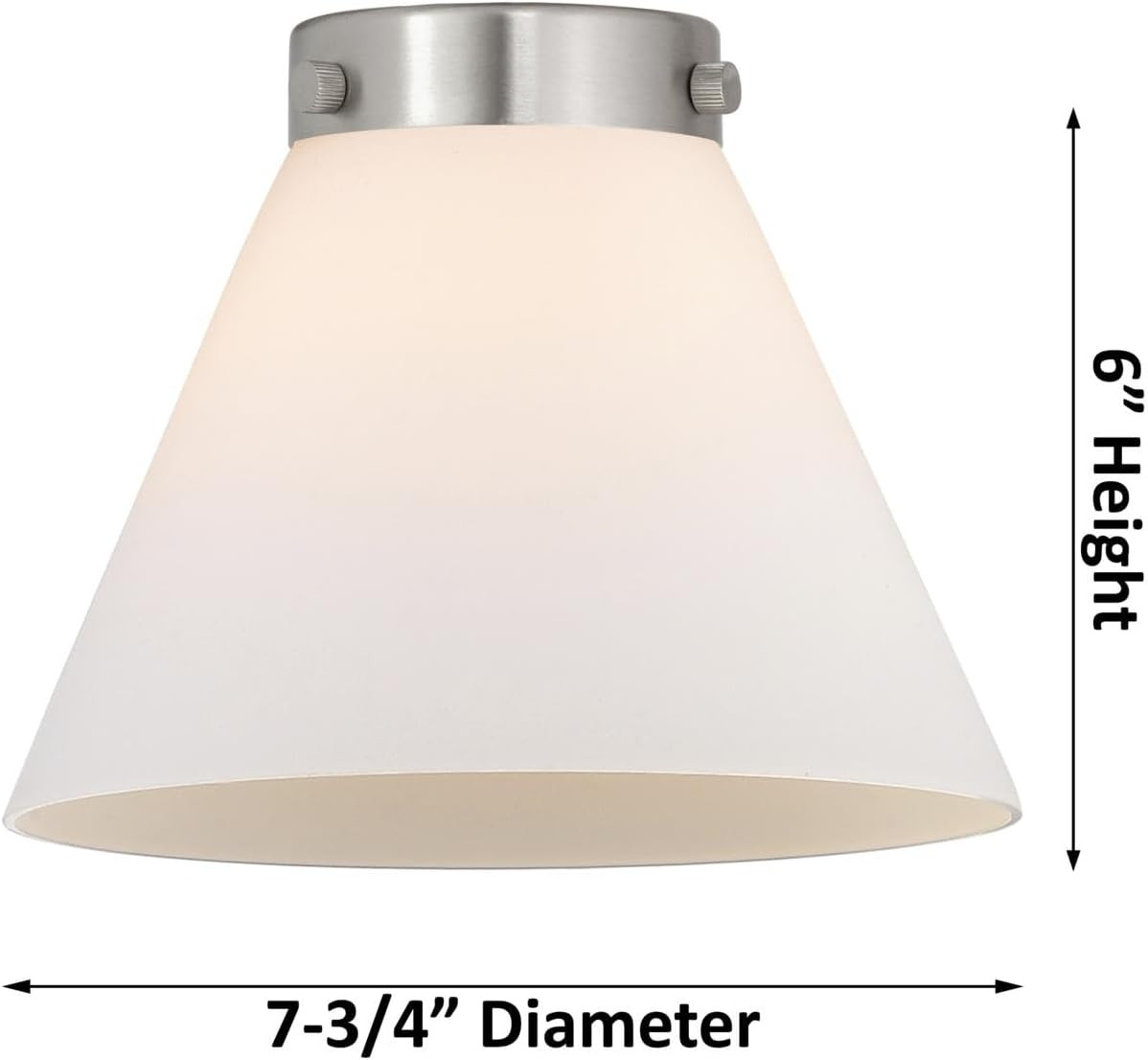 Brushed Satin Nickel 1-Light Sconce by 515-1W-SN-G43 gallery