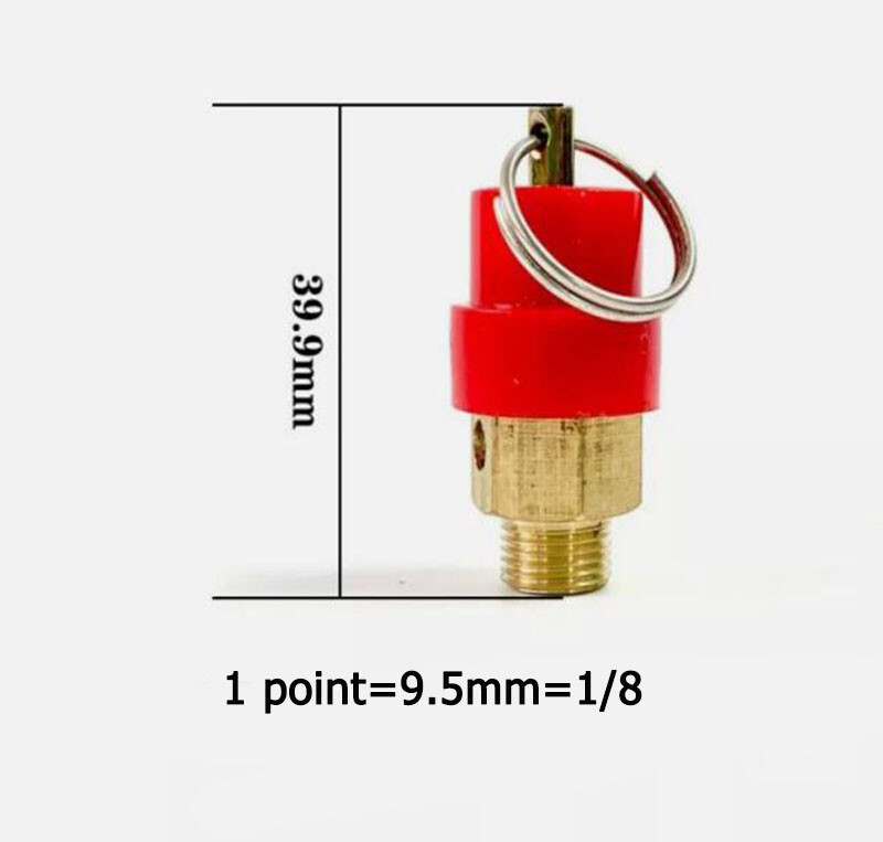 8KG Air Compressor Pressure Relief Brass Safety Exhaust Valve 1/2" 1/4" 1/8" 3/8 gallery