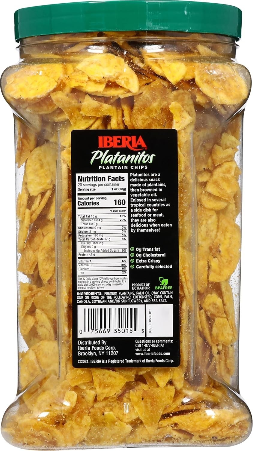 Iberia Saladito Lightly Salted Plantain Chips , 20 Oz... gallery