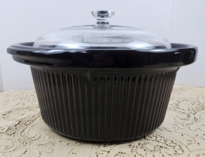 Rival Crockpot Slowcooker Replacement Stoneware Insert with Glass Lid gallery