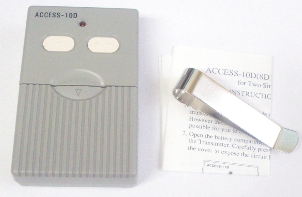 NEW Access-10D Garage Gate Door 2 Buttons Remote Control Opener 10 Pins Digits gallery
