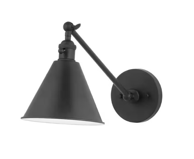 VISUAL COMFORT / GENERATION LIGHTING SALEM 1 ARM WALL SCONCE-MIDNIGHT BLACK gallery