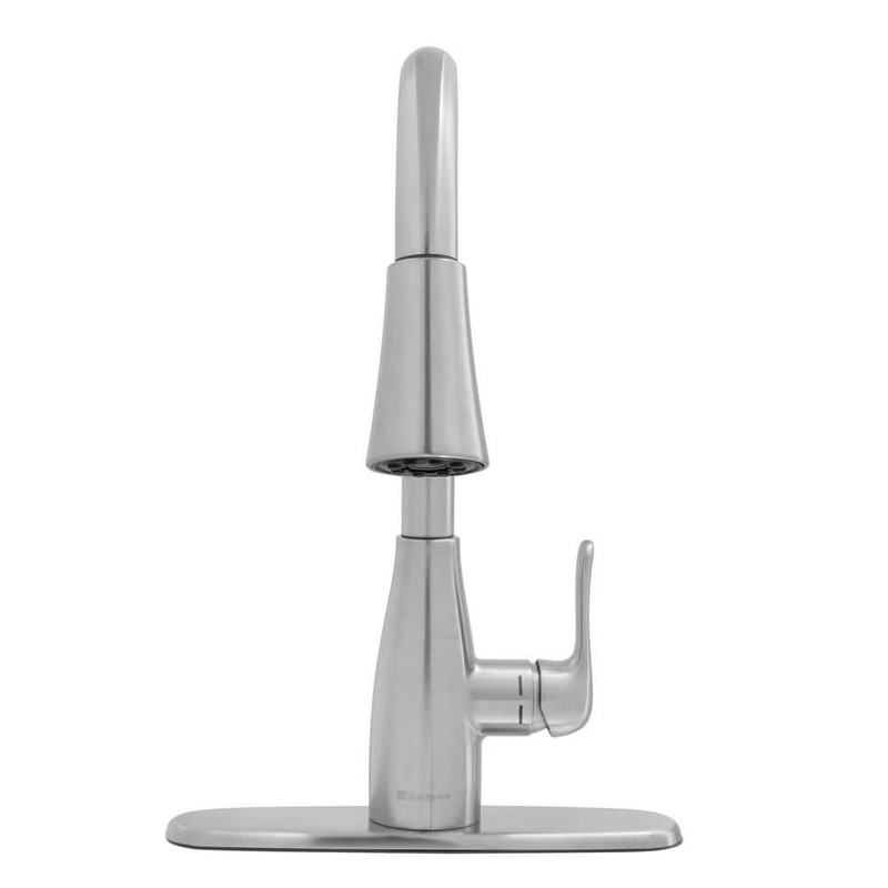 Glacier Bay McKenna 1-Handle Pull Down Sprayer Kitchen Faucet in STAINLESS STEEL gallery